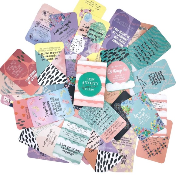 Less Anxiety Affirmation Cards - 45 New in Wrapping. - Picture 3 of 5